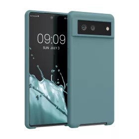   Kwmobile tok Google Pixel 6 telefonhoz, sötétzöld, szilikon, KWM000013EZ058C