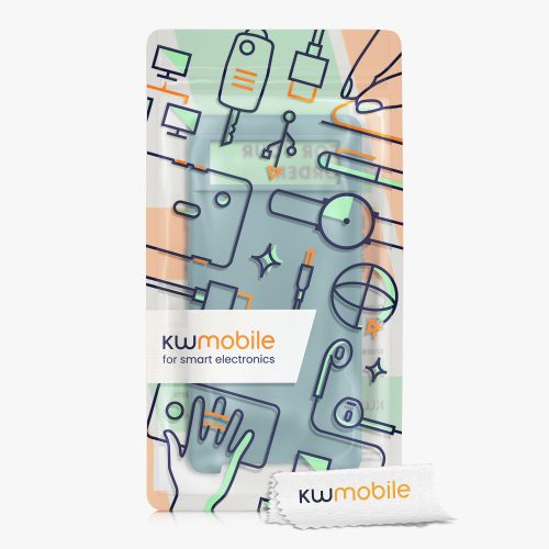 Kwmobile tok Google Pixel 6 telefonhoz, sötétzöld, szilikon, KWM000013EZ058C