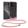 Kwmobile tok Motorola Moto G14, átlátszó/rózsaszín, szilikon, KWM000022NB001C