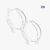 2 db Kwmobile tok készlet Garmin Vivomove 3S, átlátszó, szilikon, KWM000024UL001C