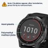 2 db Kwmobile védőfólia készlet Garmin Vivoactive 4, átlátszó/fekete, polimer, KWM000024UX001C