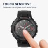 2 db Kwmobile védőfólia készlet Amazfit T-Rex Pro-hoz, átlátszó/fekete, polimer, KWM000024VD001C