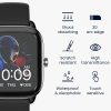 2 db Kwmobile védőfólia készlet Amazfit GTS 4 Minihez, átlátszó/fekete, polimer, KWM000024VF001C