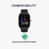 2 db Kwmobile védőfólia készlet Amazfit GTS 4 Minihez, átlátszó/fekete, polimer, KWM000024VF001C