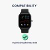 2 db Kwmobile védőfólia készlet Amazfit GTS 2 Minihez, átlátszó/fekete, polimer, KWM000024VG001C
