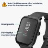 2 db Kwmobile védőfólia készlet Amazfit Bip 3-hoz, átlátszó/fekete, polimer, KWM000024VH001C