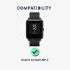 2 db Kwmobile védőfólia készlet Amazfit Bip 3-hoz, átlátszó/fekete, polimer, KWM000024VH001C