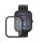 2 db Kwmobile védőfólia készlet Amazfit Bip 3 Pro készülékhez, átlátszó/fekete, polimer, KWM000024VI001C