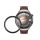 2 db Kwmobile védőfólia készlet Huawei Watch 4 Pro készülékhez, átlátszó/fekete, polimer, KWM000024VZ001C