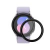 2 db Kwmobile védőfólia készlet Samsung Galaxy Watch 5 készülékhez, átlátszó/fekete, polimer, KWM000024WF001C