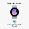 2 db Kwmobile védőfólia készlet Samsung Galaxy Watch 5 készülékhez, átlátszó/fekete, polimer, KWM000024WF001C