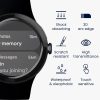 2 db Kwmobile védőfólia készlet Google Pixel Watchhoz, átlátszó/fekete, polimer, KWM000024WH001C