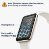 2 db Kwmobile védőfólia készlet Xiaomi Mi Band 7 Pro készülékhez, átlátszó/fekete, polimer, KWM000024WP001C