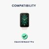 2 db Kwmobile védőfólia készlet Xiaomi Mi Band 7 Pro készülékhez, átlátszó/fekete, polimer, KWM000024WP001C