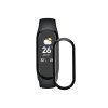2 db Kwmobile védőfólia készlet Xiaomi Mi Band 7 telefonhoz, átlátszó/fekete, polimer, KWM000024WQ001C