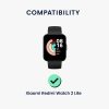 2 db Kwmobile védőfólia készlet Xiaomi Redmi Watch 2 Lite készülékhez, átlátszó/fekete, polimer, KWM000024WS001C