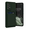 Kwmobile tok Samsung Galaxy A53 5G telefonhoz, sötétzöld, szilikon, KWM000015RR008C