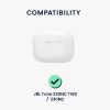 Kwmobile fejhallgató tok JBL Tune 230 NC TWS / T230NC, szürke/fekete, szilikon, KWM000016GH003C