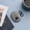Kwmobile fejhallgató tok Google Pixel Buds Pro-hoz, szürke/fekete, szilikon, KWM000017PM002C