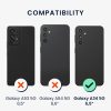 Kwmobile tok Samsung Galaxy A34 5G telefonhoz, sötétzöld, szilikon, KWM0000191B004C