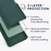 Kwmobile tok Google Pixel 7a telefonhoz, zöld, szilikon, KWM000019YE024C