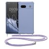 Kwmobile Google Pixel 7a telefontok nyakpánttal, kék, szilikon, KWM000019YH005C