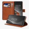 Kwmobile tok Google Pixel 7a telefonhoz, szürke/barna, textil, KWM000020HX001C