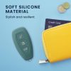 Kwmobile autókulcs fedél Ford 3 gombokhoz - Keyless Go, Sötétzöld, Szilikon, KWM000008AQ005C