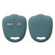 Kwmobile autókulcs fedél Mitsubishi 2 gomboshoz, sötétzöld, szilikon, KWM000008JC002C