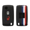 Kwmobile autókulcs fedél Peugeot/Citroen 2 gombos, többszínű, szilikon, KWM0000093T004C