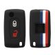 Kwmobile autókulcs fedél Peugeot/Citroen 2 gombos, többszínű, szilikon, KWM0000093T004C