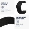 Kwmobile szíj Xiaomi Mi Watch Color Sport/S1 Active, fekete, nylon, KWM000024YA001C