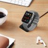 Kwmobile USB töltőkábel Amazfit GTS 4/GTR 4/GTR 4 Pro-hoz, fekete, műanyag, KWM000024YD001C