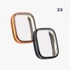 2 db Kwmobile tok készlet Xiaomi Redmi Watch 3 Active készülékhez, fekete/rózsaszín, szilikon, KWM000024YF002C