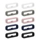 10 db-os tartóhurok készlet 18 mm-es övhöz, többszínű, szilikon, KWM000024YH001C