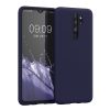 Kwmobile tok Xiaomi Redmi Note 8 Pro telefonhoz, sötétkék, szilikon, KWM000010MT039C