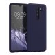 Kwmobile tok Xiaomi Redmi Note 8 Pro telefonhoz, sötétkék, szilikon, KWM000010MT039C