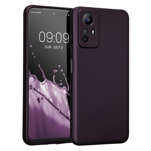 Kwmobile tok Xiaomi Redmi Note 12S-hez, sötétlila, szilikon, KWM000018CN007C