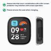 2 db Kwmobile tok biztonsági üveggel Xiaomi Redmi Watch 3 Active / Redmi Watch 3 Lite készülékhez, átlátszó, műanyag, KWM000024ZD001C
