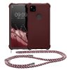 Kwmobile tok Google Pixel 4a telefonhoz, bordó, szilikon, KWM0000126T014C
