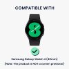 2 db Kwmobile tok készlet Samsung Galaxy Watch 4 készülékhez, átlátszó/arany, műanyag, KWM000024ZN001C