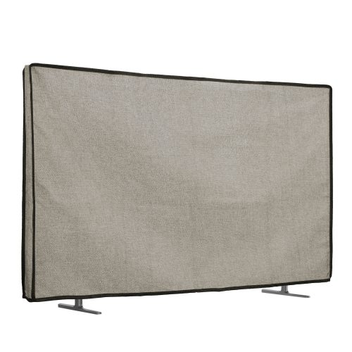 Kwmobile ágyneműhuzat 55 hüvelykes TV, világosbarna, textil, KWM000017VD003C