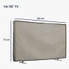 Kwmobile ágyneműhuzat 55 hüvelykes TV, világosbarna, textil, KWM000017VD003C