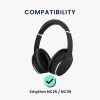 db-os Kwmobile fülpárna Srhythm NC25/NC35 zajszűrőhöz, fekete, Eco-bőr, KWM000024ZV001C