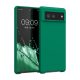 Kwmobile tok Google Pixel 6 telefonhoz, zöld, szilikon, KWM000013EZ064C
