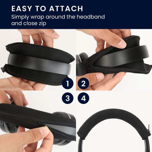 Kwmobile fejhallgató szíj Beats Studio 3/Studio 2/Solo 3, fekete, neoprén, KWM0000250S001C