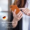 Kwmobile tok Apple iPhone 8/iPhone 7/iPhone SE 2 telefonokhoz, narancs, szilikon, KWM0000085I137C