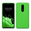 Kwmobile tok OnePlus 6 telefonhoz, zöld, szilikon, KWM0000099A032C