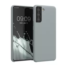   Kwmobile tok Samsung Galaxy S21, szürke, szilikon, KWM000012BT068C