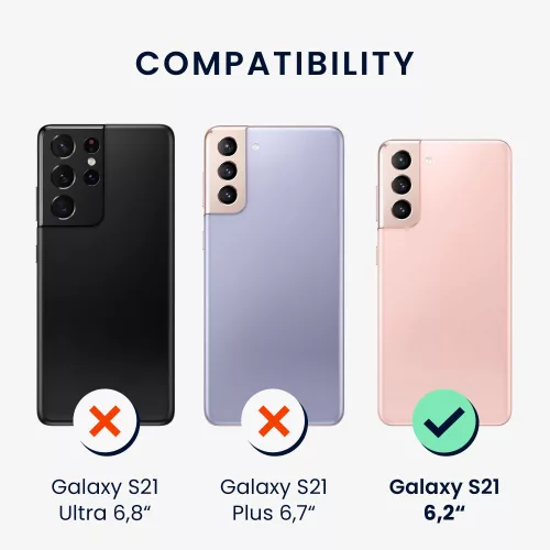 Kwmobile tok Samsung Galaxy S21, szürke, szilikon, KWM000012BT068C